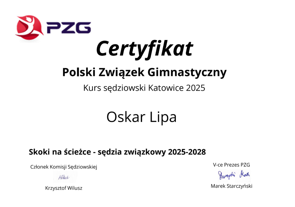 Sędzia związkowy PZG