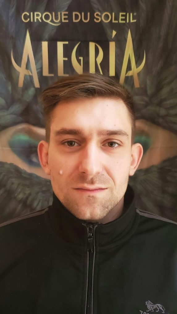 Oskar Lipa - trener akrobatyki sportowej, założyciel klubu Akrovena w Sosnowcu